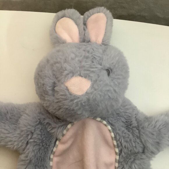 Kellytoy Bunny Rabbit Plush Lovey Security Blanket 18" Soft Crinkle Rattle - Picture 3 of 8